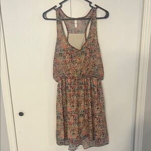 Xhilaration Multicolor Backless Dress